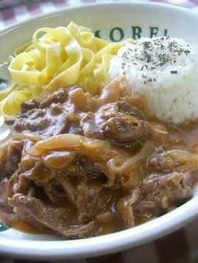 超簡単☆ビーフストロガノフ☆